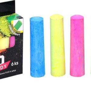 Chodníkové křídy FLUO 6ks
