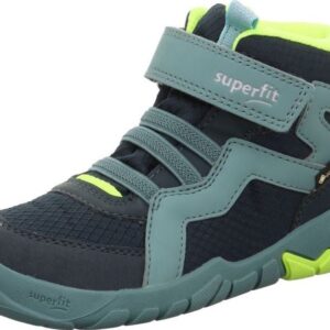 Dětská celoroční barefit obuv Superfit TRACE GTX Green/Yellow 1-006034-7000 - 28