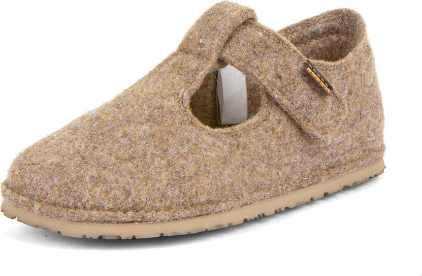 Dětské barefoot bačkory FLEXY WOOLY Beige Froddo G1700378-4 - béžová - 30