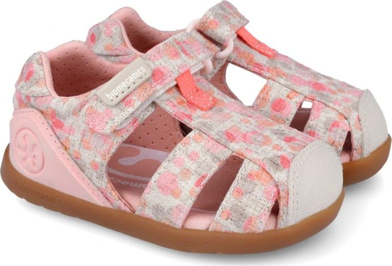 Dětské barefoot sandály LUREX BEIGE Biomecanics 262193-A103 - 26