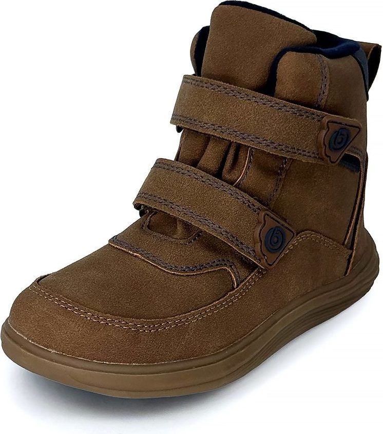 Dětské celoroční barefoot boty Bugga KIVO Brown B00199-18 - 33