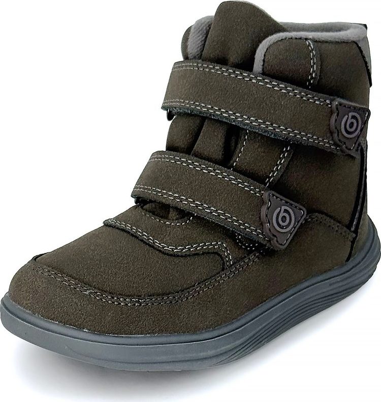 Dětské celoroční barefoot boty Bugga KIVO Dark Brown B00199-23 - 33