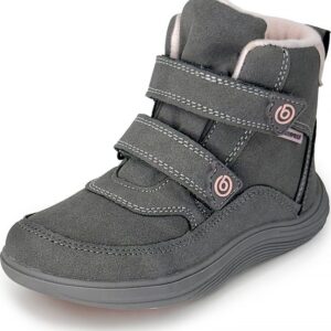 Dětské celoroční barefoot boty Bugga KIVO Grey B00199-09 - 33