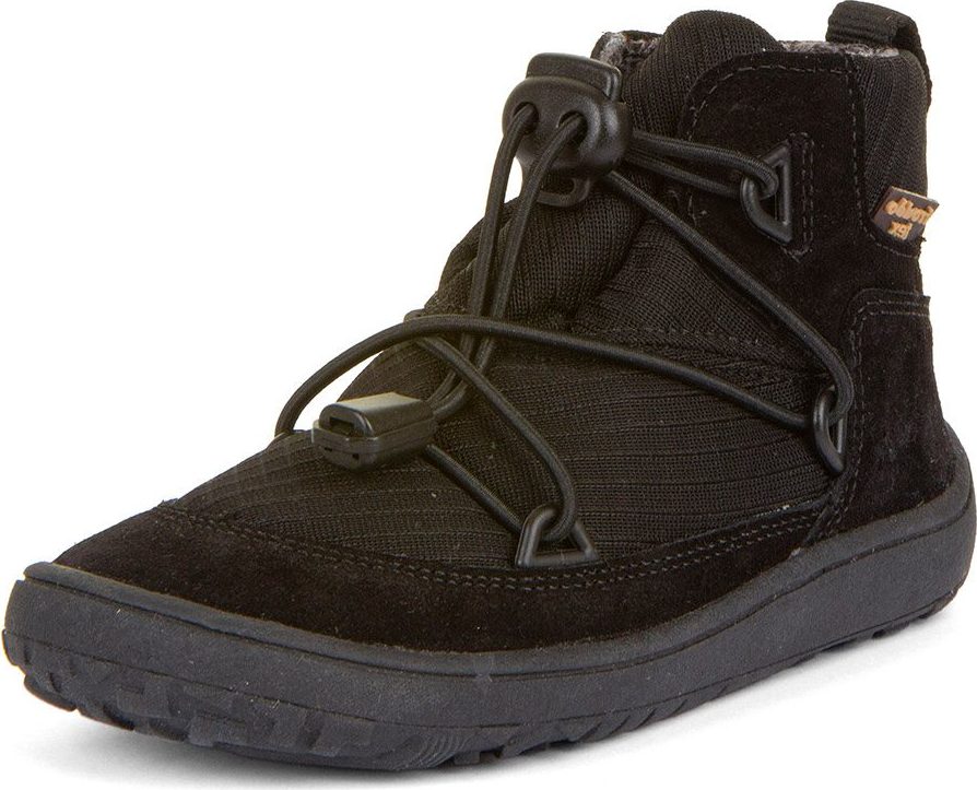Dětské celoroční barefoot boty TEX TRACK Black Froddo G3110257-2 - černá - 31