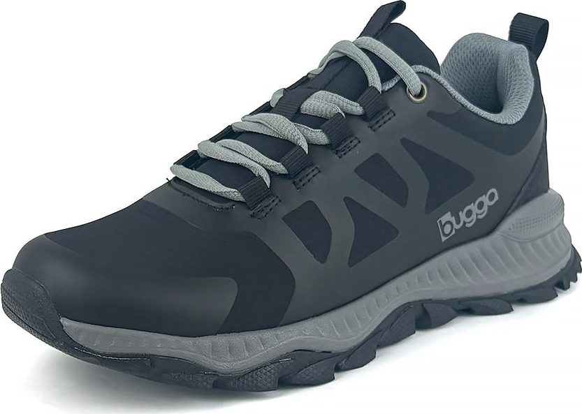 Dětské outdoorové boty na tkaničky Bugga ORZA Black B00207-10 - 40