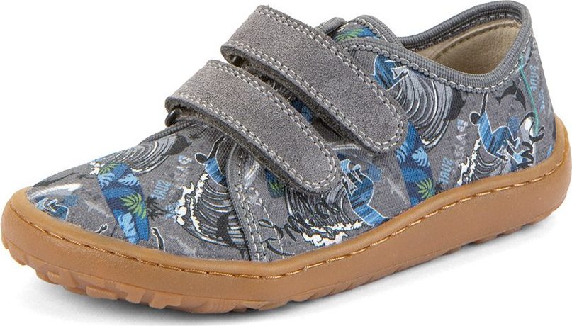 Dětské plátěné barefoot tenisky CANVAS GRAY+ Froddo G1700440-8 - 31