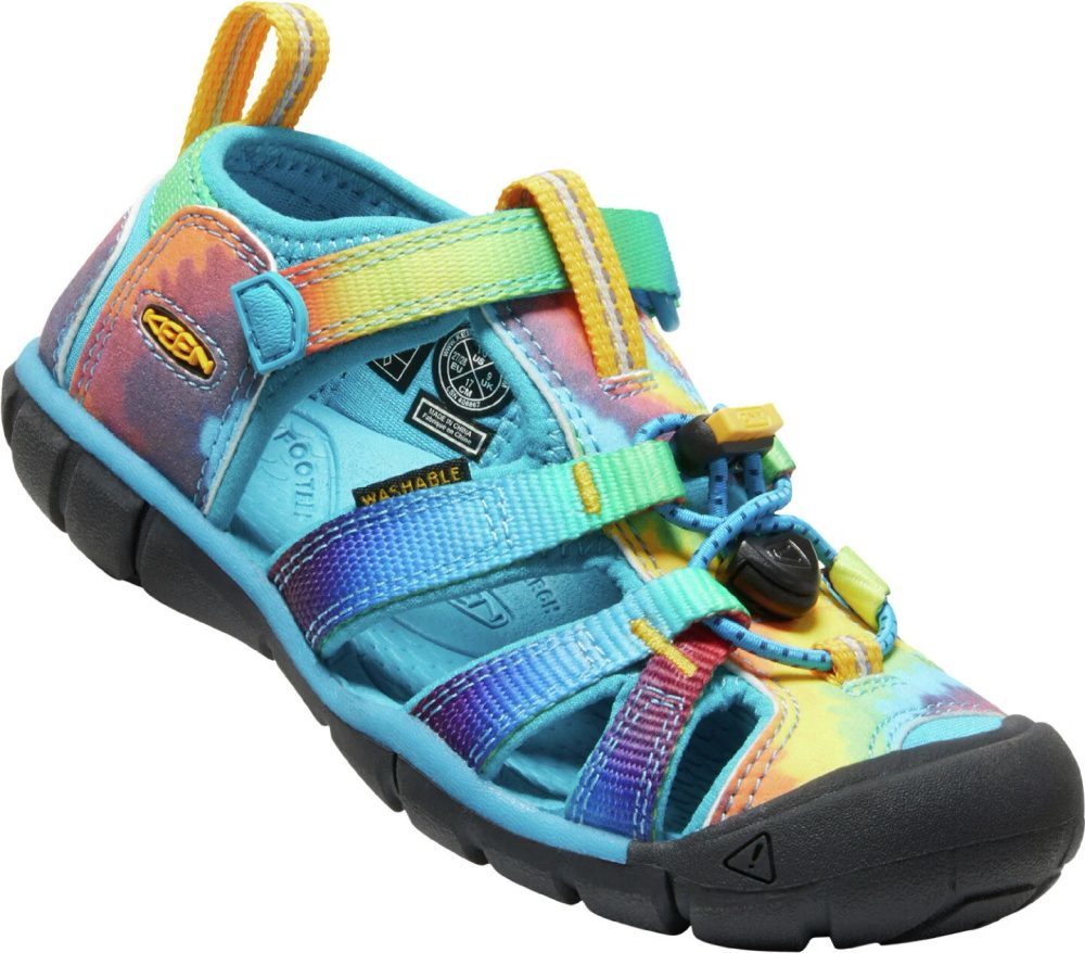 Dětské sandály KEEN SEACAMP II CNX vivid blue/original tie dye - 31