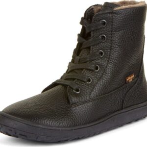 Dětské zimní barefoot boty TEX LACES Black
