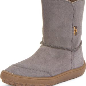 Dětské zimní barefoot boty TEX SUEDE Gray