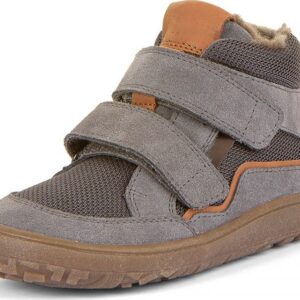 Dětské zimní barefoot boty TEX WOOL Gray