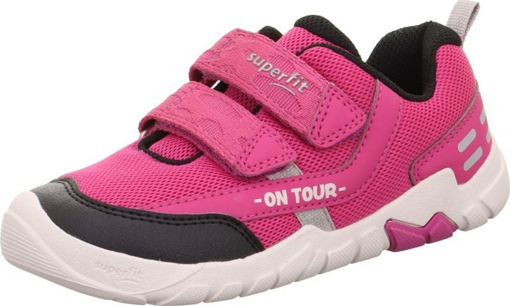 Dívčí barefit tenisky TRACE Pink/Black Superfit 1-006025-5500 - 30