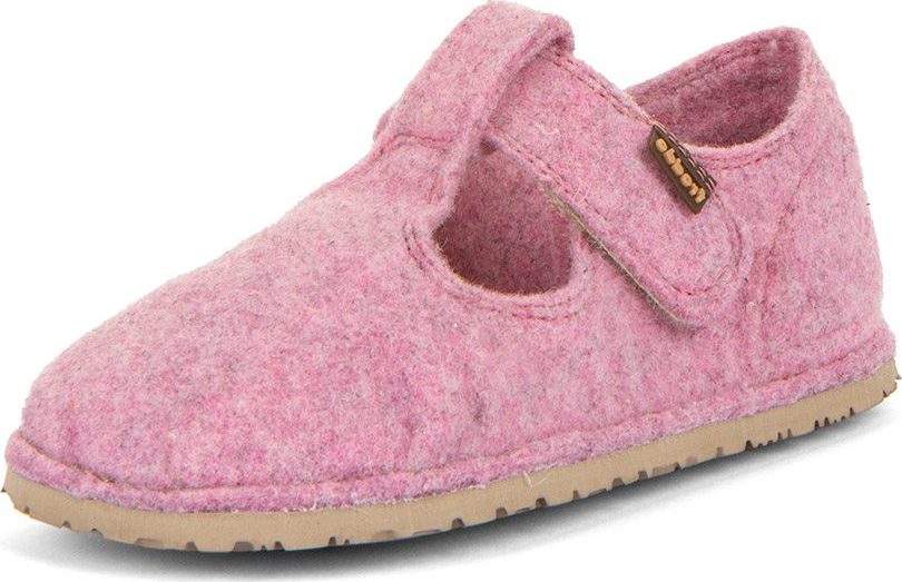 Dívčí barefoot bačkory FLEXY WOOLY Pink Froddo G1700378-7 růžová - 30
