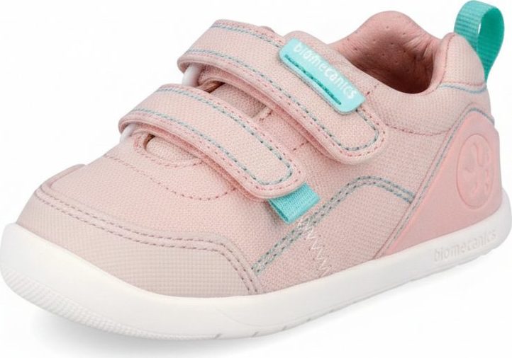 Dívčí barefoot plátěné tenisky LONA BASICA ROSA Biomecanisc 262190-E032 - 26