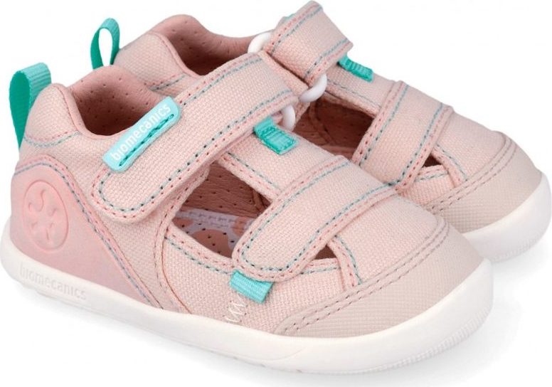 Dívčí barefoot sandály LONA BASICA BEIGE ROSA Biomecanics 262191-E032 - 26
