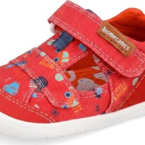 Dívčí barefoot sandály LONA ESTAMPADA ROJO Biomecanics 262197-B204 - 26