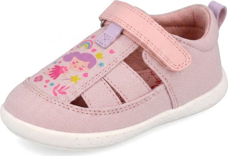 Dívčí barefoot sandály LONA PRINCESA ROSA Biomecanics 262342-A032 - 26