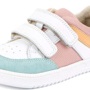 Dívčí barefoot textilní tenisky LOOP WHITE/PINK Froddo G3130282-4 - 35