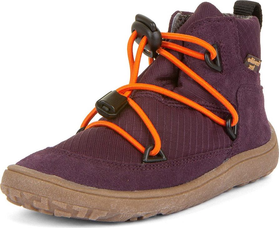 Dívčí celoroční barefoot boty TEX TRACK Purple