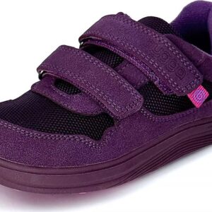 Dívčí celoroční barefoot tenisky Bugga SAFI Dark Purple B00201-06 - 33