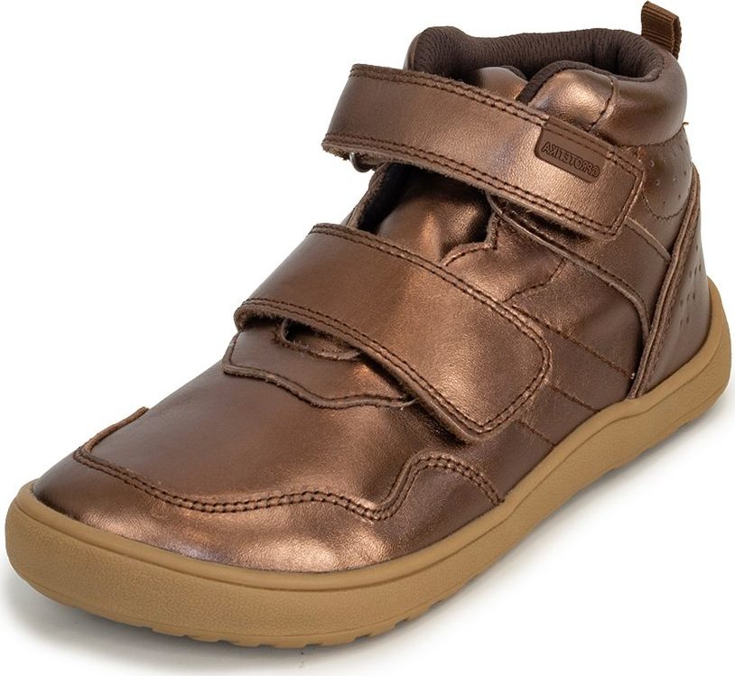 Dívčí celoroční boty Barefoot TIRA BROWN