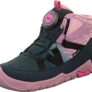 Dívčí celoroční obuv Superfit barefit TRACE GTX Green/Rose 1-006040-7010 - 33