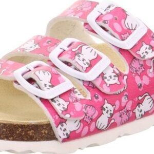Dívčí korkové pantofle Superfit FOOTBAD Pink/Multicolored 1-800113-5650 - 38