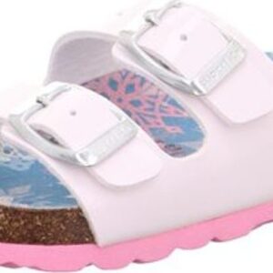 Dívčí korkové pantofle Superfit FOOTBAD White/Multicolored 1-800111-1140 - 38