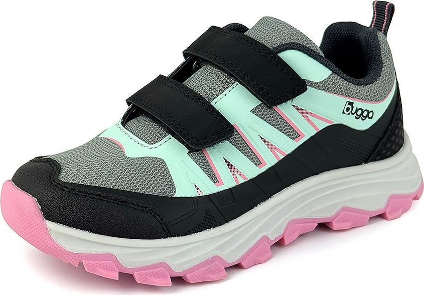 Dívčí outdoorové boty na suchý zip Bugga TARA Gray B00202-01 - 38