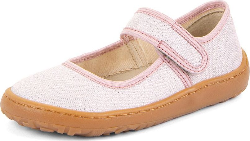 Dívčí plátěné barefoot baleríny CANVAS BALETTY PINK SHINE FRODDO G1700437 - 36