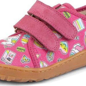 Dívčí plátěné barefoot tenisky CANVAS FUXIA+ Froddo G1700440-10 - 32