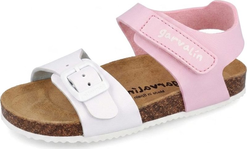 Dívčí sandály BIO BASICO BLANCO Y ROSA Biomecanics 262468-D113 - 34