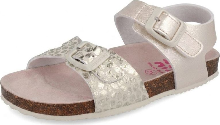 Dívčí sandály BIO METALIZADO BEIGE Biomecanics 262466-A103 - 34