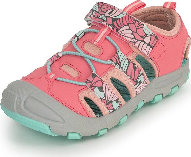Dívčí sandály BUGGA LUMA Pink/Turquoise - růžové - 38