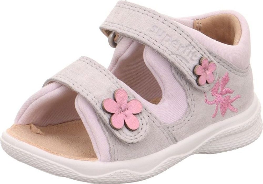 Dívčí sandály POLLY Light Grey/Pink Superfit 1-600098-2500 - 26