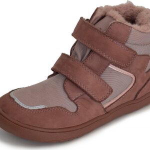 Dívčí zimní barefoot boty DAXI OLD PINK