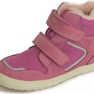 Dívčí zimní barefoot boty DAXI PINK