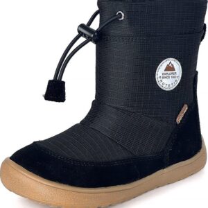 Dívčí zimní barefoot boty PRO-tex Protetika - HEIKO BLACK - 36