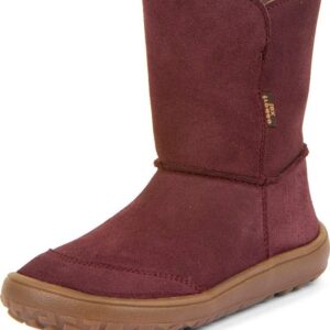 Dívčí zimní barefoot boty TEX SUEDE Bordeaux G3160250-1 - 35