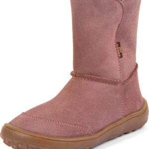 Dívčí zimní barefoot boty TEX SUEDE Dark Pink G3160250 - 38