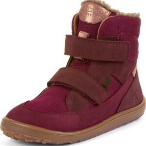 Dívčí zimní barefoot boty UP TEX WINTER Bordeaux G3160252-7 - 38