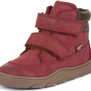 Dívčí zimní barefoot boty ZERU TEX Bordeaux