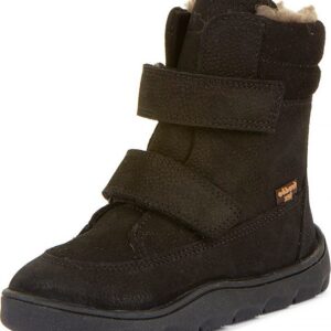 Dívčí zimní barefoot boty ZERU TEX WINTER Black