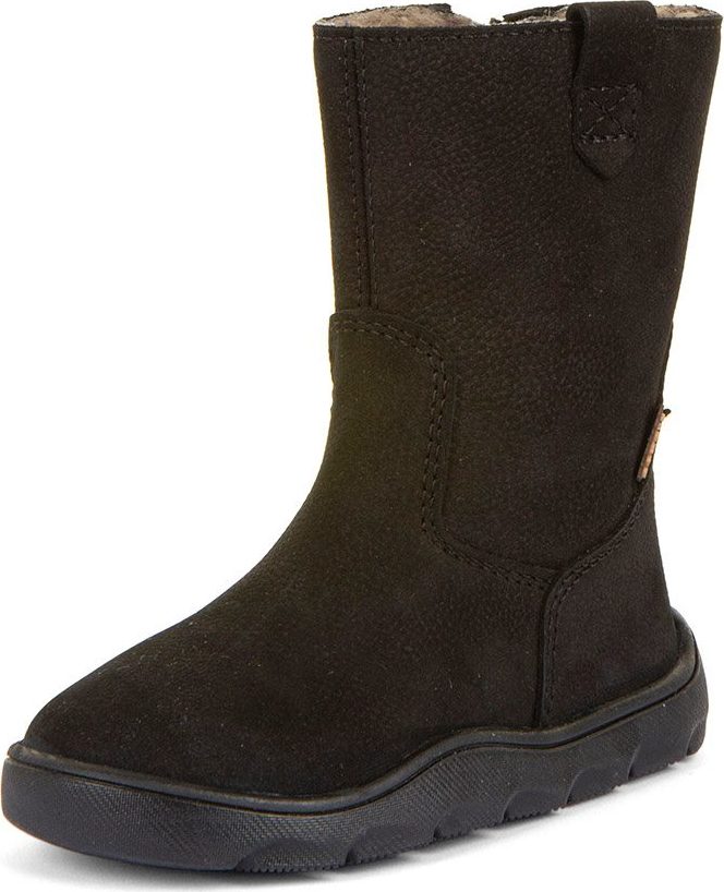 Dívčí zimní barefoot kozačky ZERU TEX BOOT Black