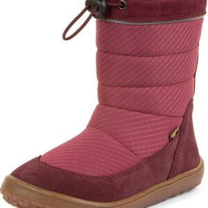 Dívčí zimní barefoot sněhule UP TEX SNOW WOOL Bordeaux G3160249-4 - 37