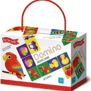 Far Far Land Domino barevné s obrázky 28 karet