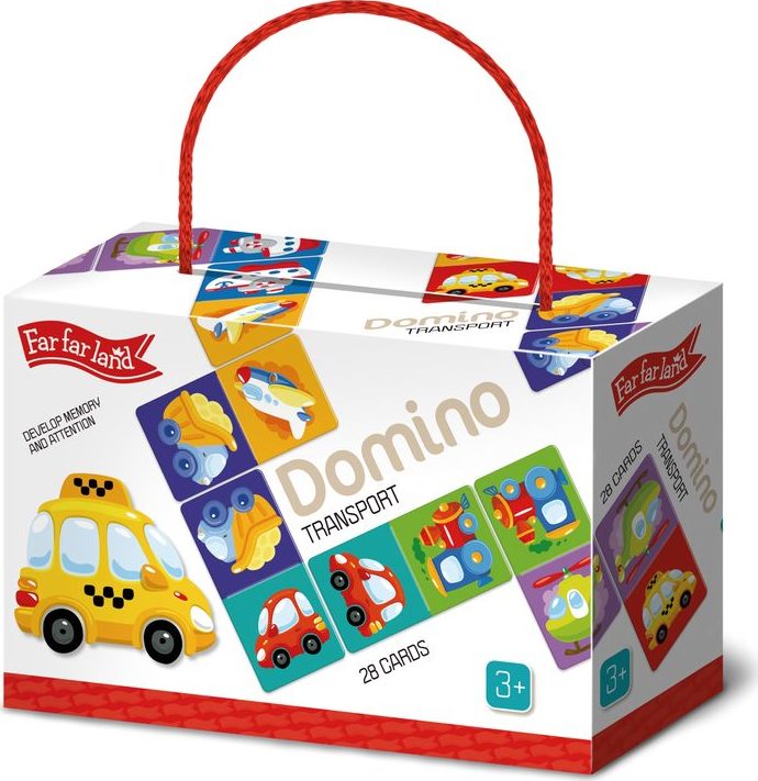 Far Far Land Domino s obrázky doprava 28 karet