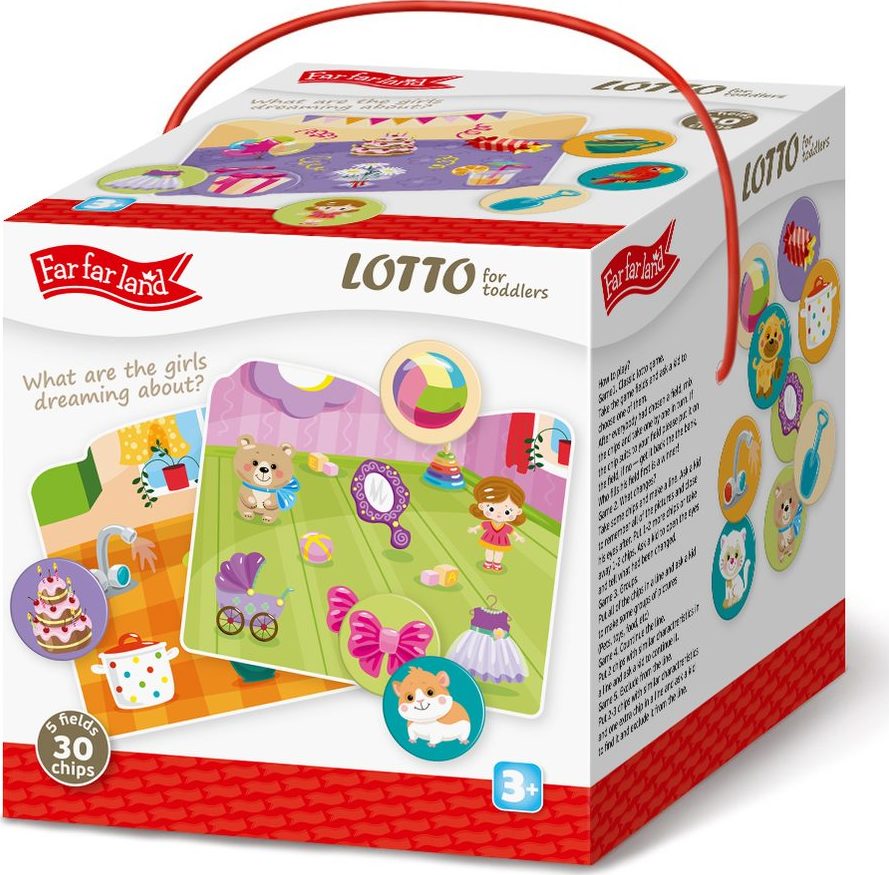 Far Far Land Lotto kartičky pro holky