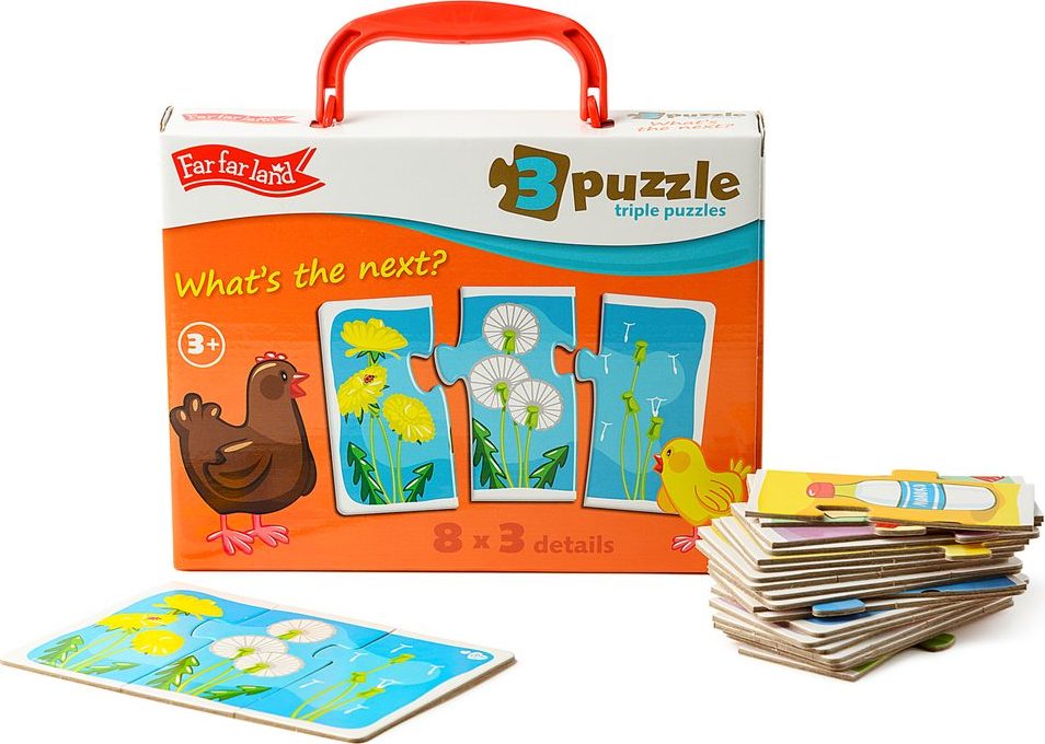 Far Far Land Puzzle trojice 8 obrázků