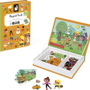 Janod Magnetická kniha Magnetibook Roční období