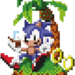 Jixelz REMIX Sonic puzzle plastové pixel art Chillin' Sonic